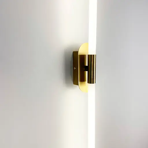 Настінний латунний світильник Phobos Line F довжина 80 см Арт. WB5/800 AB - фото 4