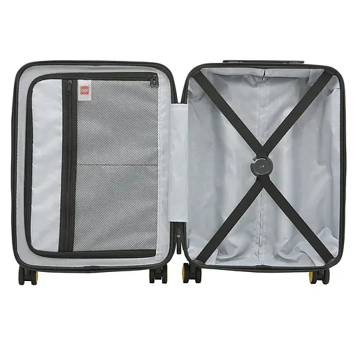 Валіза LEGO Brick 2x2 Trolley S 40 л темно-сіра з жовтою вставкою (20152-1962) - фото 9