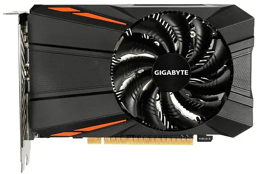 Видеокарта Gigabyte GTX 1050 2Gb D5 (GV-N1050D5-2GD) (GDDR5, 128 bit, PCI-E v3.0) Б/у - фото 1