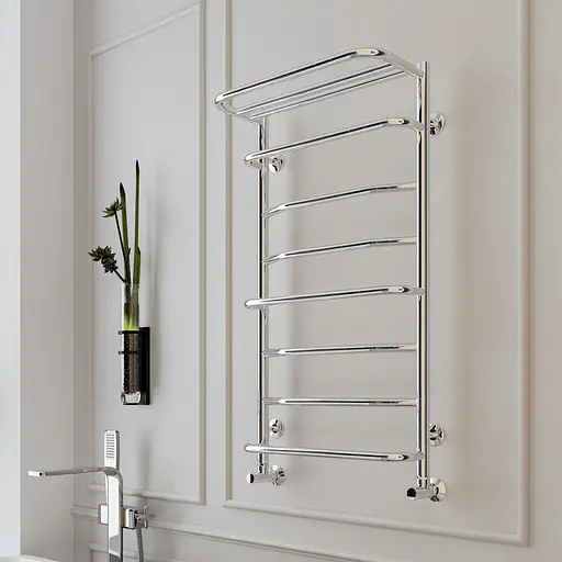 Водяна рушникосушарка Kosser Лотос 700x530/6 ДЛ01, Хром - фото 3