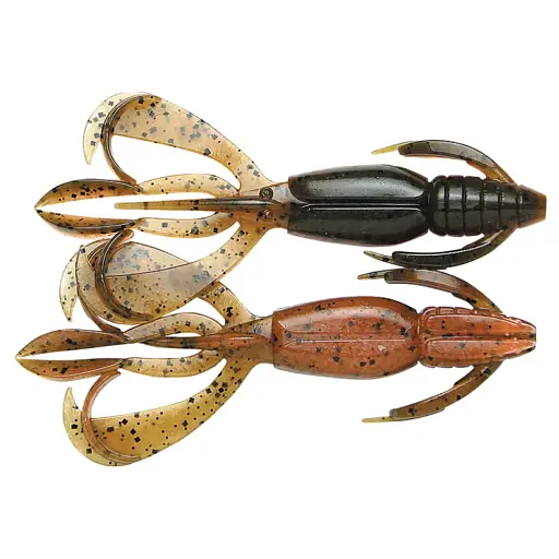 Силікон Keitech Crazy Flapper 2.8" #438 Green Pumpkin Fire 8 шт/уп