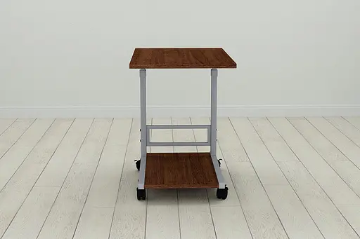 Стол приставной Ferrum-decor Френа 62x40x60 металл Серый ДСП Венге 16мм (FRD-105400) - фото 5