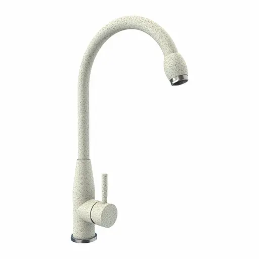 Смеситель для кухни Platinum 26 FHP (7456) Топаз Белый - фото 1