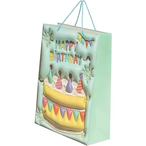 Пакет подарунковий BST0827095 Бірюзовий - фото 1