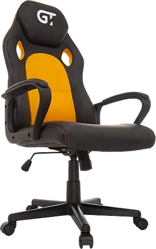 Геймерское кресло GT Racer черное с желтым (X-2640 Black/Yellow) - фото 4