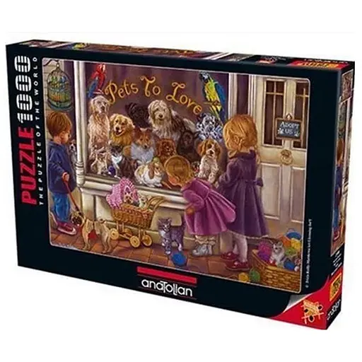 Пазл Anatolian Зоомагазин 1000 эл. (3186) - фото 1