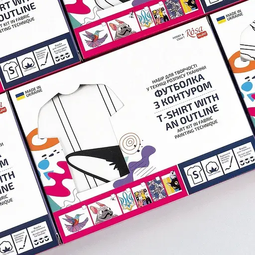 Набор футболка-раскраска Rosa Talent Черный кот хлопок 100% размер S  - фото 5