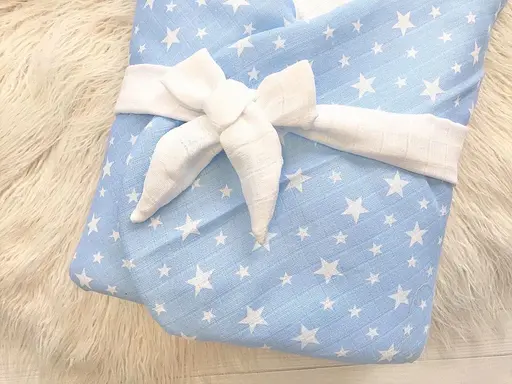 Мусліновий плед-конверт Moontime"Зірки" - фото 3