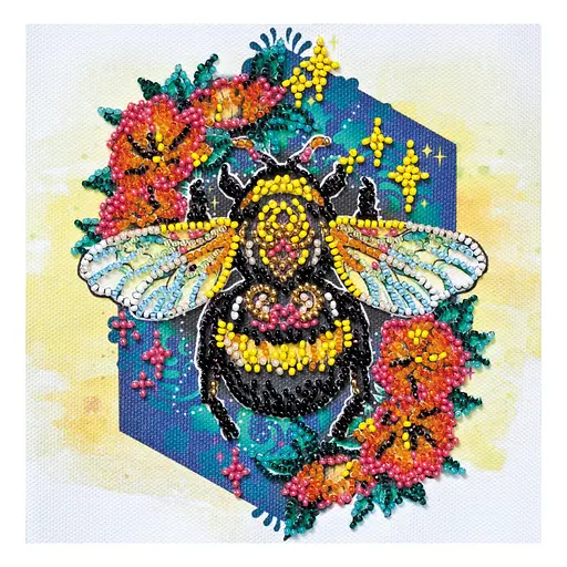 Набор-мини для вышивания бисером "Сладко" AM-225 15х15 см