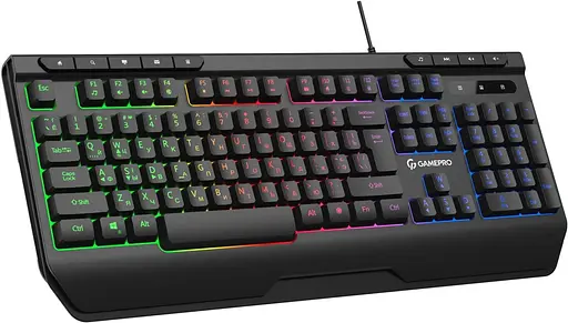 Клавіатура GamePro GK550 RGB USB Black (GK550) - фото 3