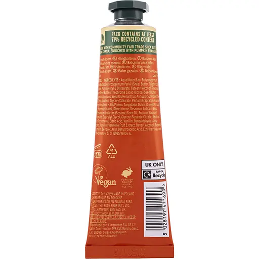 Крем-бальзам для рук The Body Shop Солодкий гарбуз 30 мл - фото 2