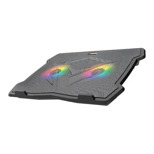 Підставка для ноутбука MeeTion CoolingPad CP2020, 9-14" для геймерів ігрова з RBG підсвічуванням - фото 3