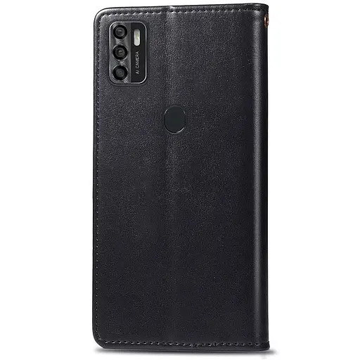 Шкіряний чохол-книжка Getman Gallant (PU) для ZTE Blade A7s (2020) Чорний - фото 2