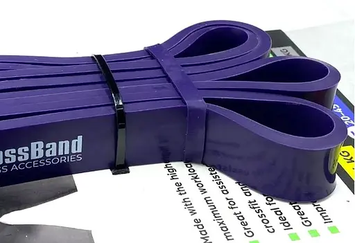 Еспандер-петля PowerPlay 4115 Power Band (гумка для фітнесу і кроссфіту) Фіолетова (14-23kg) (PP_4115_Purple_(14-23kg)) - фото 5