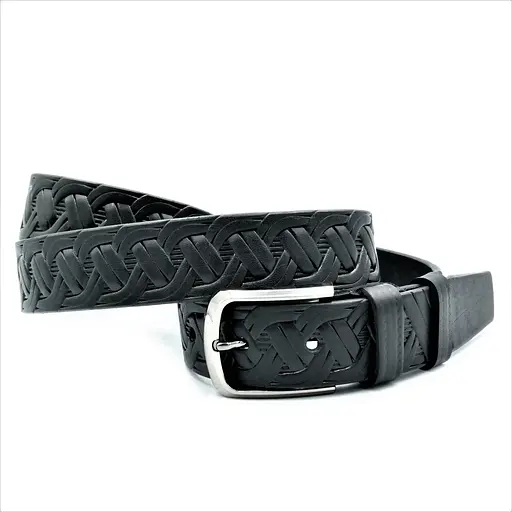 Ремінь шкіряний Le-Mon чоловічий 115-120х3,3 см acs0023749 - фото 4