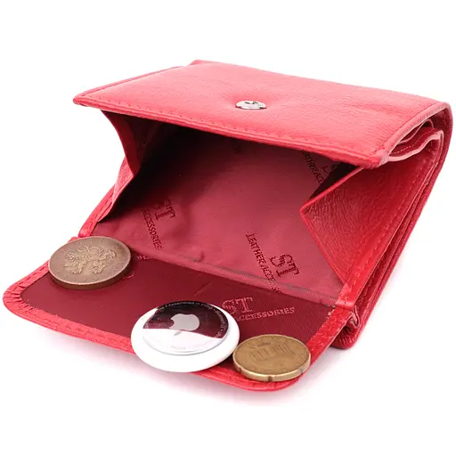 Кожаный женский кошелек ST Leather 10.5х10х1.5 см acs0028472 - фото 3