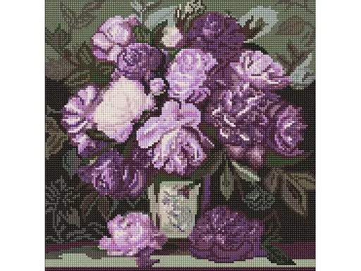 Алмазна мозаїка Ideyka Мелодія пелюсткових барв (40х40 см) - фото 1