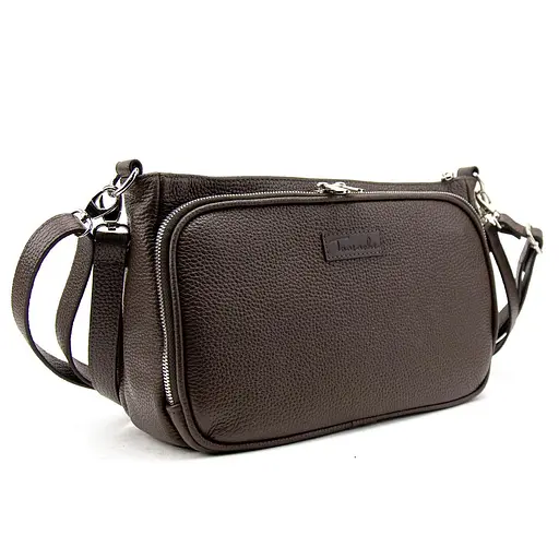 Шкіряне жіноче кросбоді Tavinchi CH-001DB-FL
