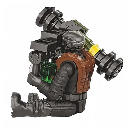 Конструктор "Військовий KB 1129-5, з фігуркою солдата, зброєю та військовим спорядженням"