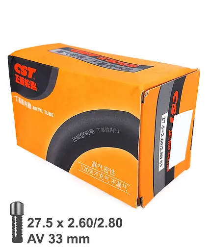 Камера велосипедна CST 27.5х2.6/2.8 AV 33 мм (G0001323) - фото 3