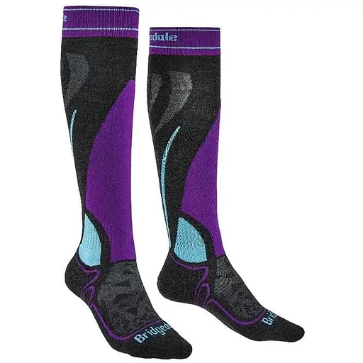 Шкарпетки Bridgedale Ski MW Wmn Graphite/Purple M (1053-710638.134.M)