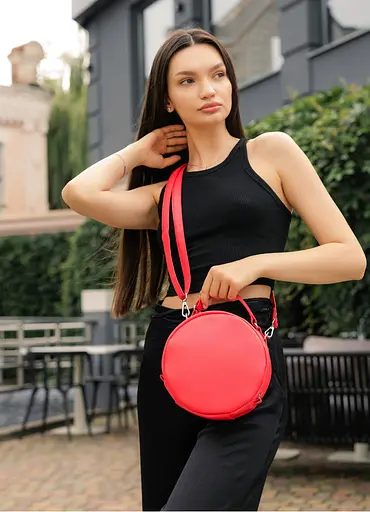 Сумка женская Sambag Bale красная 20 х 20 х 10 см (52200017) - фото 6