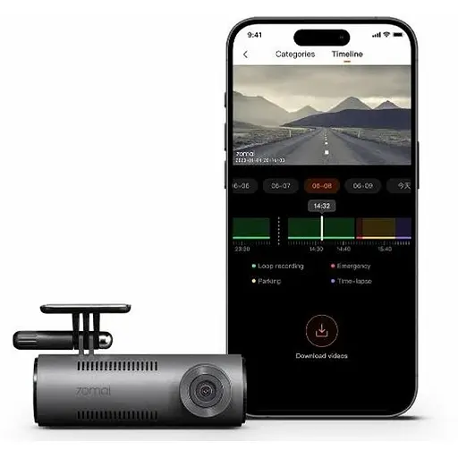 Видеорегистратор Xiaomi 70mai Dash Cam M310 Grey - фото 2