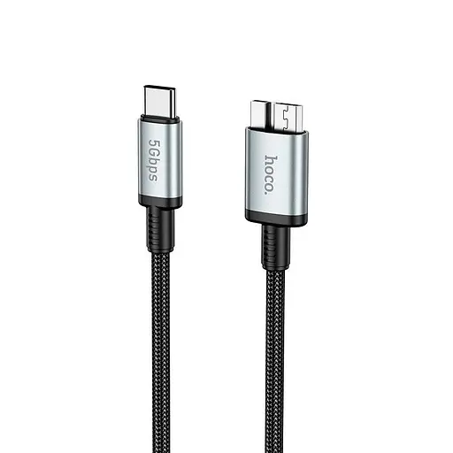 Кабель Hoco Type-C to Micro USB 3.0 excellent speed cable US10 5Gbps адаптер 50 см - фото 2
