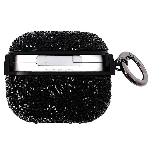 TPU чохол Bling World Rock Diamond для навушників AirPods Pro / Airpods Pro 2 Чорний - фото 3