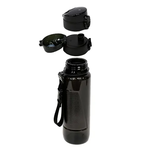 Бутылка для воды Line Art Lens черная 600 мл (60014418LA-01) - фото 4