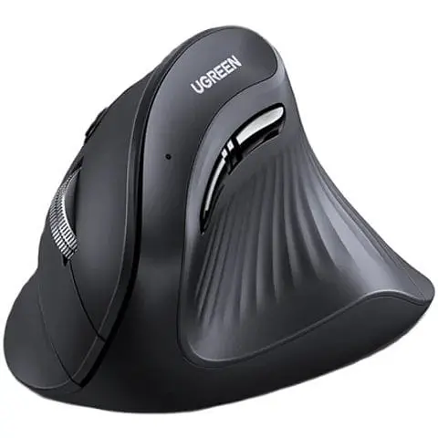 Мишка бездротова вертикальна Ugreen MU008 2 стандарти Bluetooth + радіоканал (25444) - фото 1