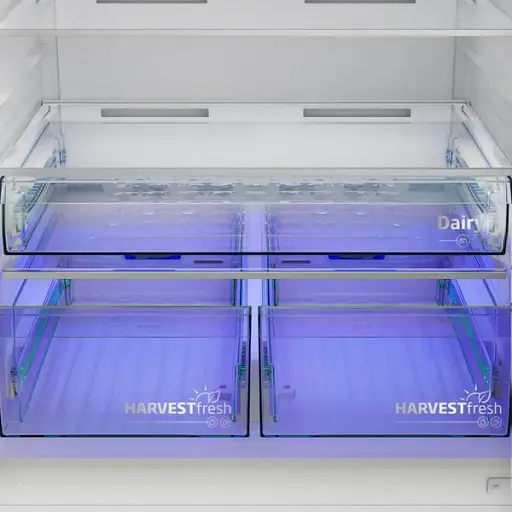 Холодильник Beko с нижней морозильной камерой 193x83x76 холод.отд. 400 л мороз.отд. 170 л 2дв. А+ NF HarvestFresh инвертор нерж - фото 7