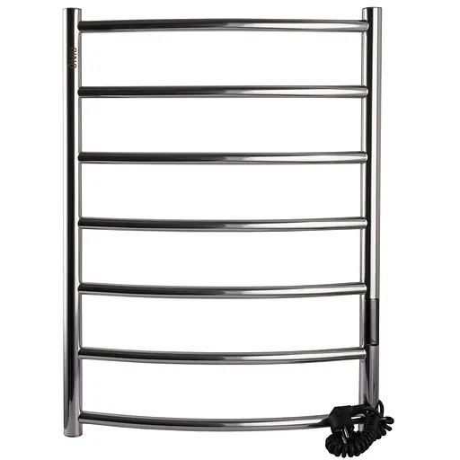 Электрический полотенцесушитель Unio LD ЕU 700-500-7 Лесенка Дуга, Хром, Правое, Электронный - фото 1