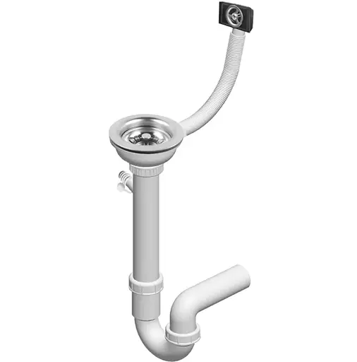 Кухонна мийка гранітна Rea Nils набір 5в1 black ZLE-00100, Чорний - фото 8