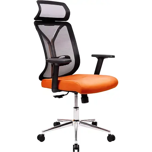 Офисное кресло GT Racer X-W80, черно-оранжевое (X-W80 Black/Orange) - фото 1