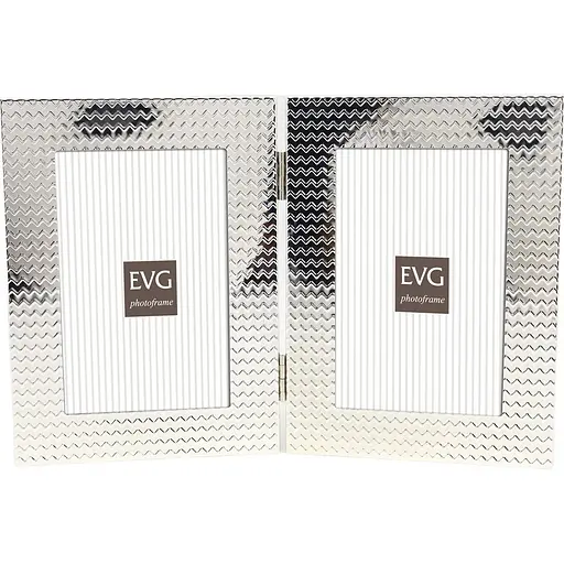 Фоторамка EVG Onix S16 Double Silver 10 x 15 см (S16 Double Silver) - фото 1