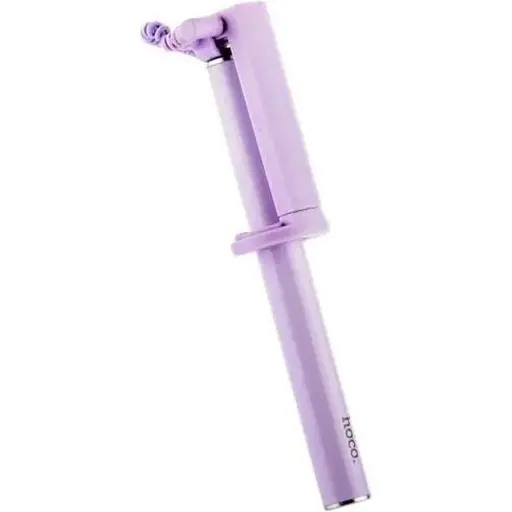 Монопод для селфи Hoco проводной 3.5 K5 Neoteric фиолетовый - фото 1