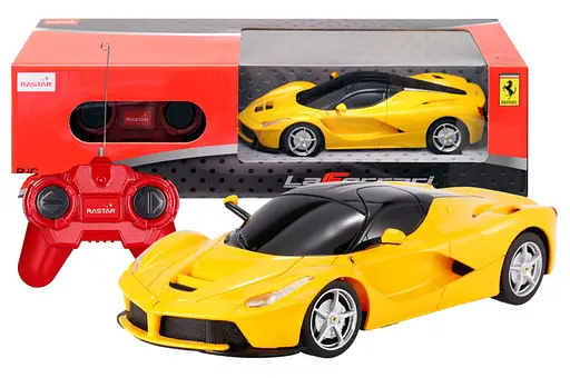 Машинка Rastar Ferrari LaFerrari на управлінні 1:24 жовтий 48900