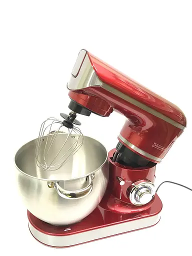 Кухонный комбайн тестомес блендер 3 в 1 Royalty Line RL-PKM-2200 Red - фото 4