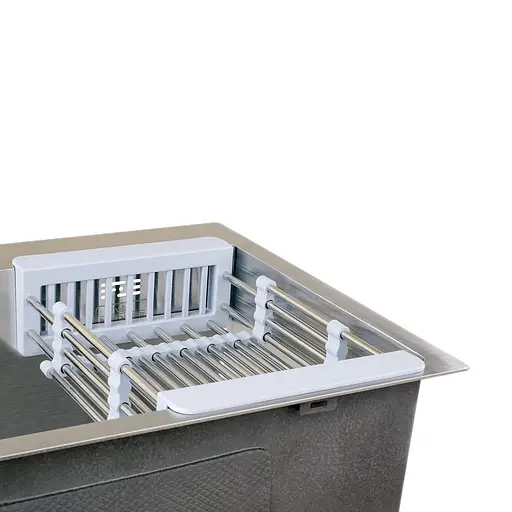 Кухонна мийка Kroner KRP Gebürstet - 5843HM (3,0/1,0 мм) CV022801, Нержавіюча сталь - фото 7