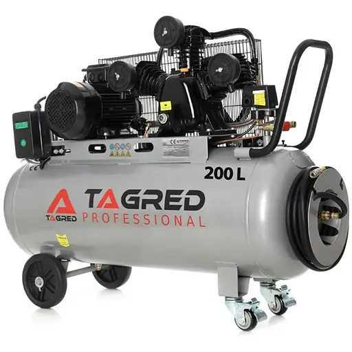 Компрессор масляный трехцилиндровый TAGRED TA309X - фото 1