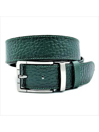 Ремінь шкіряний Le-Mon двосторонній чоловічий 115-125х4 см acs0023786 - фото 3