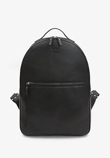 Кожаный рюкзак Groove L черный Сафьяно - фото 1