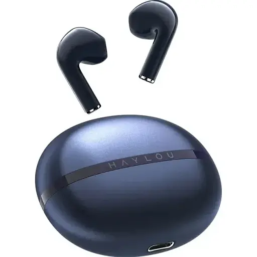 Наушники TWS Haylou X1 Earbuds blue 2024 RU - фото 2