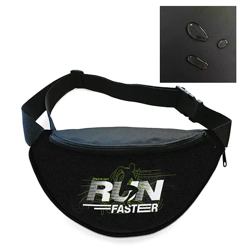Сумка-бананка мужская/женская спортивная 32×16 см с расширителем поясная сумка или сумка через плечо (3745)