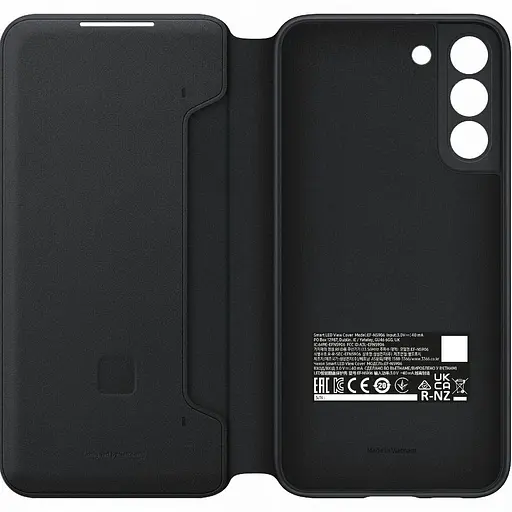 Оригінальний чохол-книжка Samsung для Galaxy S22 Plus Smart LED View Cover (6.6") Чорний (EF-NS906PBEGRU) - фото 3