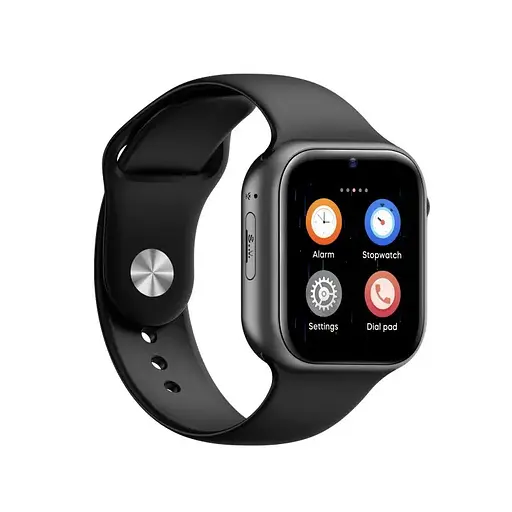 Смарт-годинник дитячі LEMFO K20 4G з камерою WI-FI GPS SIM-карта GEO паркан силіконовий ремінець Black (16740) - фото 3