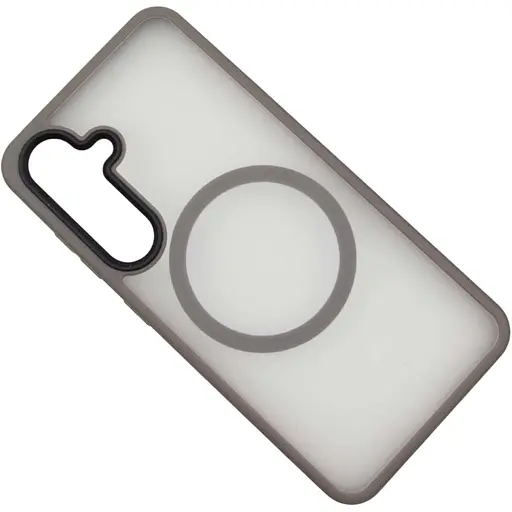 Чехол Epic Metal Buttons with MagSafe для Samsung Galaxy S25 Edge Grey [141795] - фото 3