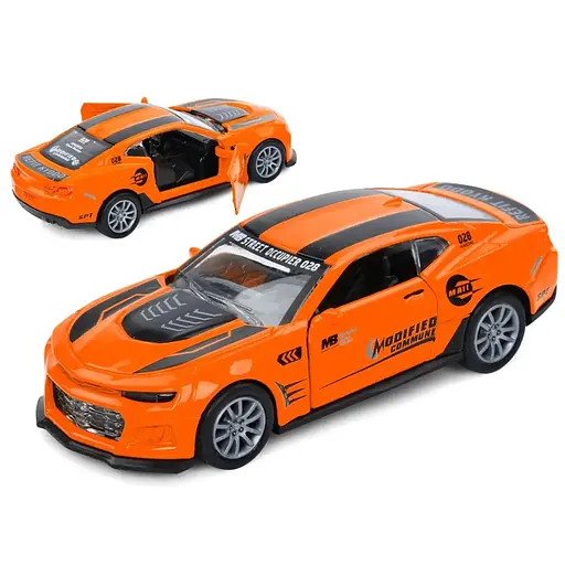 Модель автомобиля "Chevrolet Camaro" AP74165 масштаб 1:32 Оранжевый