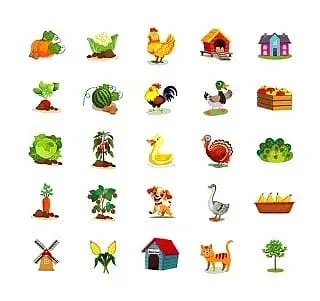 Відшукай і наклей. Наша ферма - фото 4